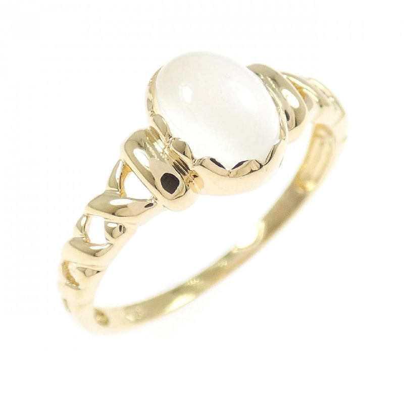 K18YG Nhẫn Đá Mặt Trăng - Hàng hiệu Chính hãng 847952