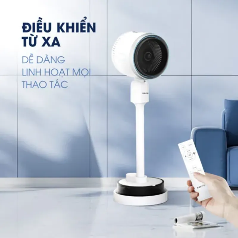 Quạt điều hòa thông minh All in One KSA369 làm mát, sưởi ấm, phun sương, diệt khuẩn 586612
