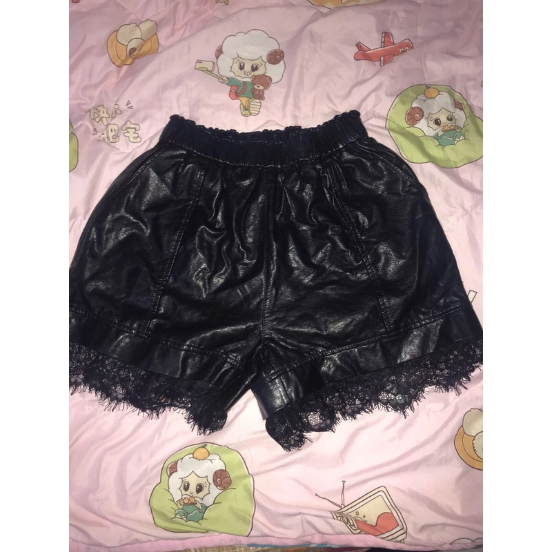 Chân váy và quần da 542244