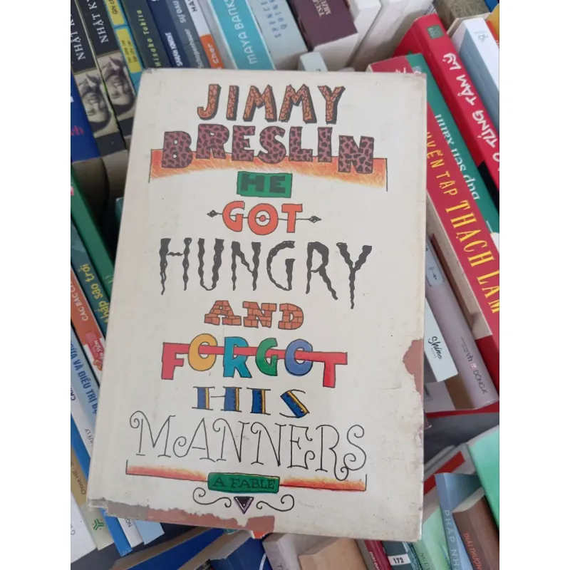 He got hungry and forgot his manners 931014