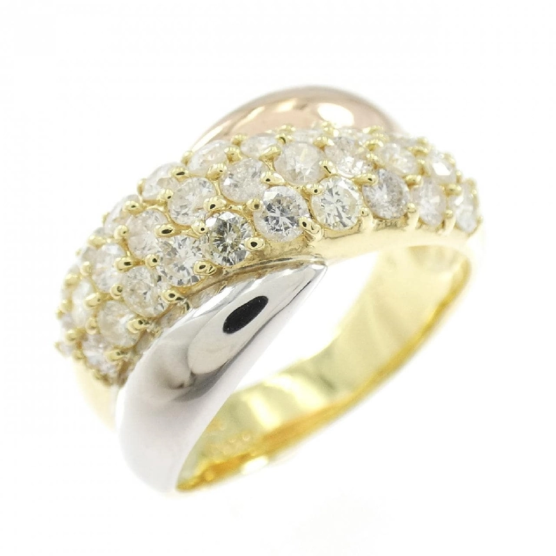 Nhẫn kim cương K18YG/PT900/K18PG 1.13CT 665847