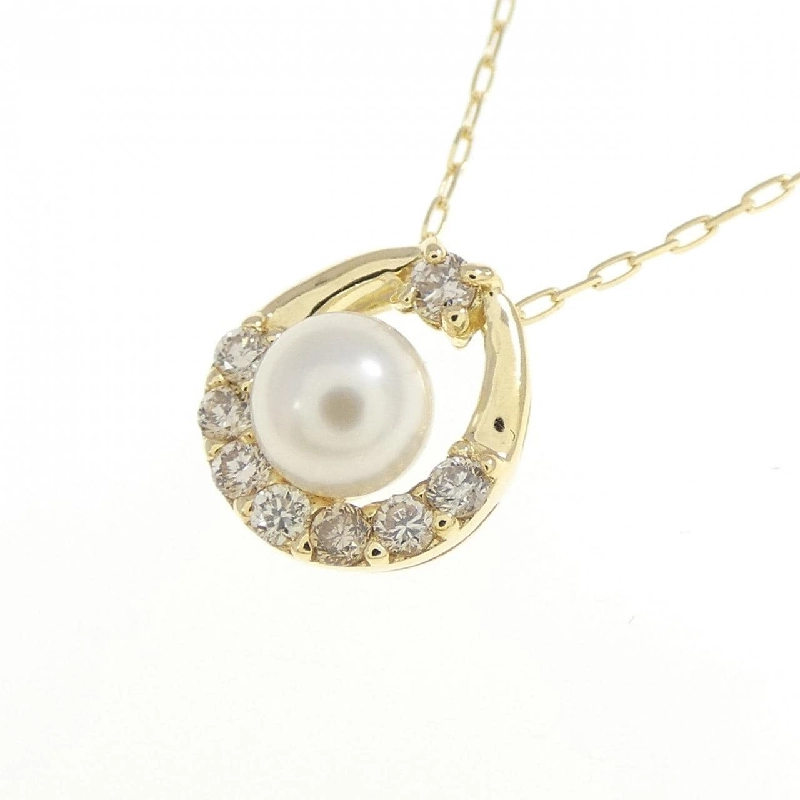 K18YG Ngọc trai Akoya Dây chuyền 3.9mm - Hàng hiệu Chính hãng 857785