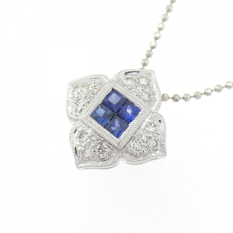 Dây chuyền Sapphire PT900/PT850 0.40CT - Hàng hiệu Chính hãng 855975