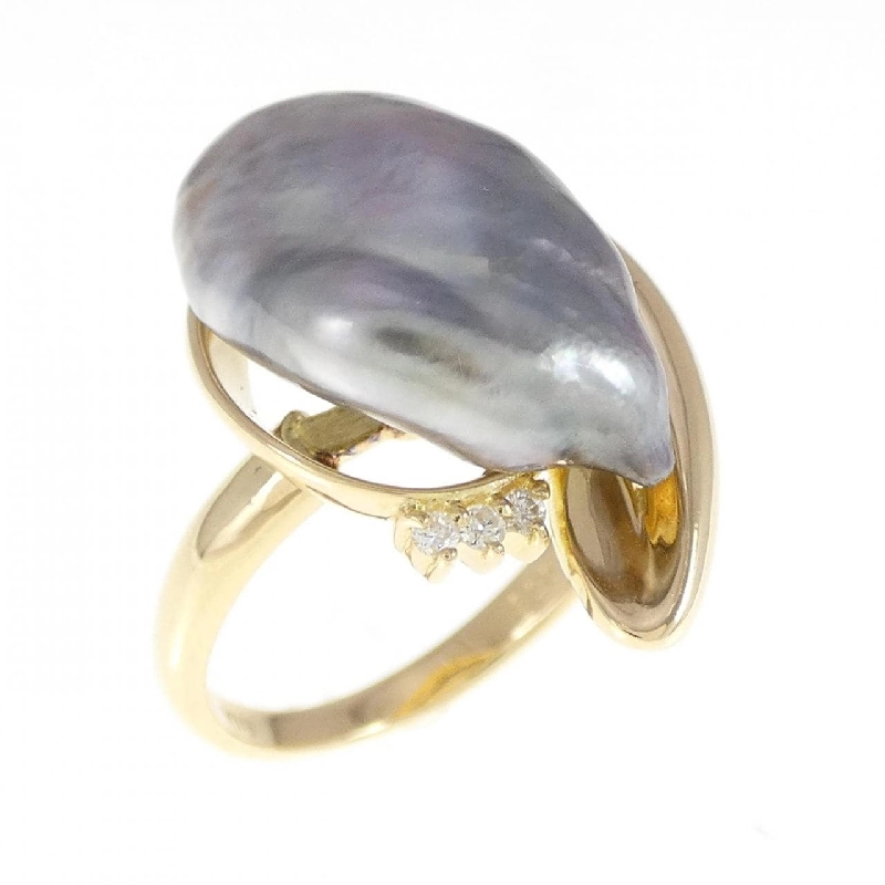 Nhẫn ngọc trai đen K18YG 672633