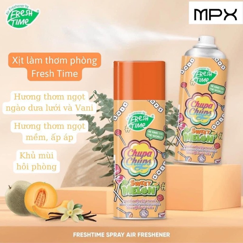 ❤️XỊT THƠM THÒNG - KHỬ MÙI CHUPA CHUPS 450ML THÁI LAN 136603