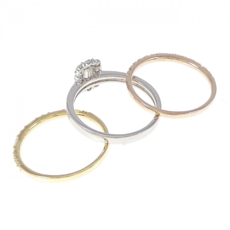 【Sản phẩm mới】Nhẫn kim cương PT900/K18YG/K18PG 0.50CT 671717