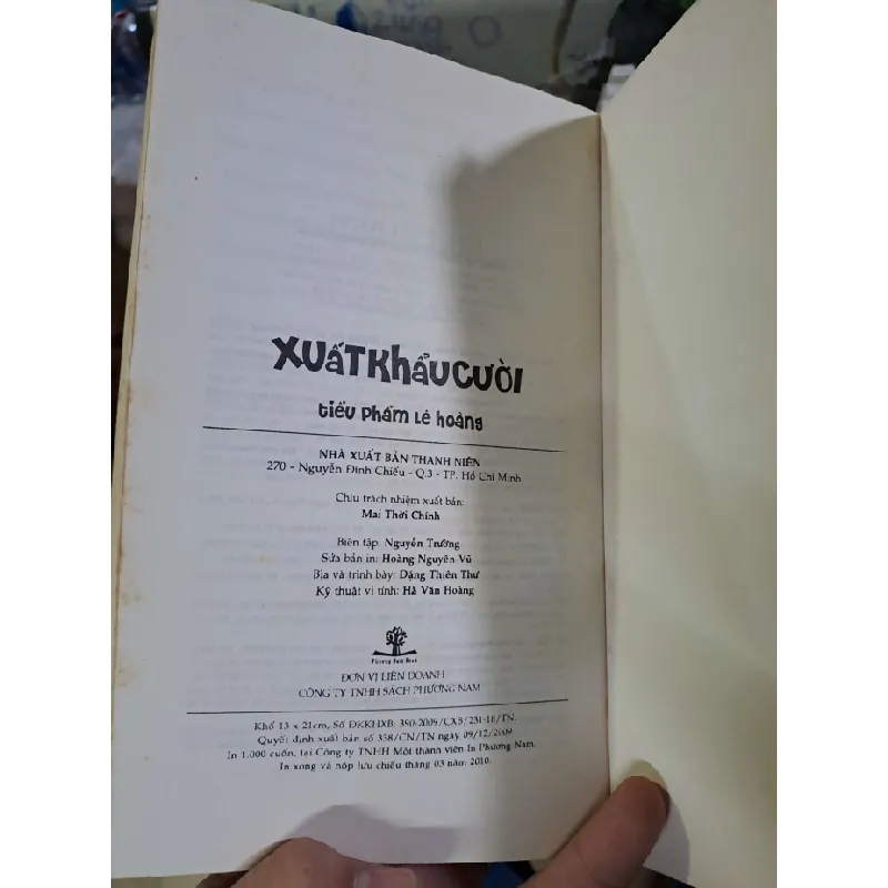 Xuất khẩu cười - Lê Hoàng VĂN HỌC HCM1008 577416
