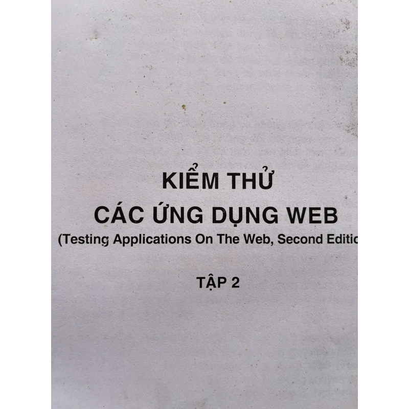 KIỂM THỬ CÁC ỨNG DỤNG WEB(Tập 2) 528808