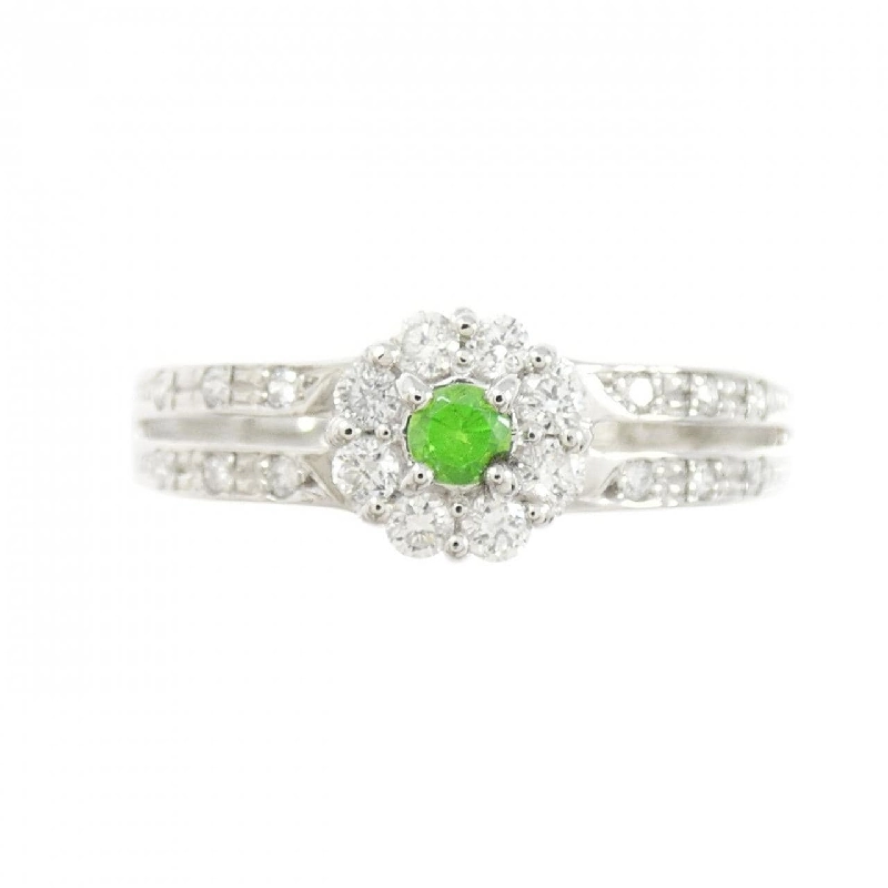 Nhẫn Demantoid Garnet PT900 0.07CT 669250