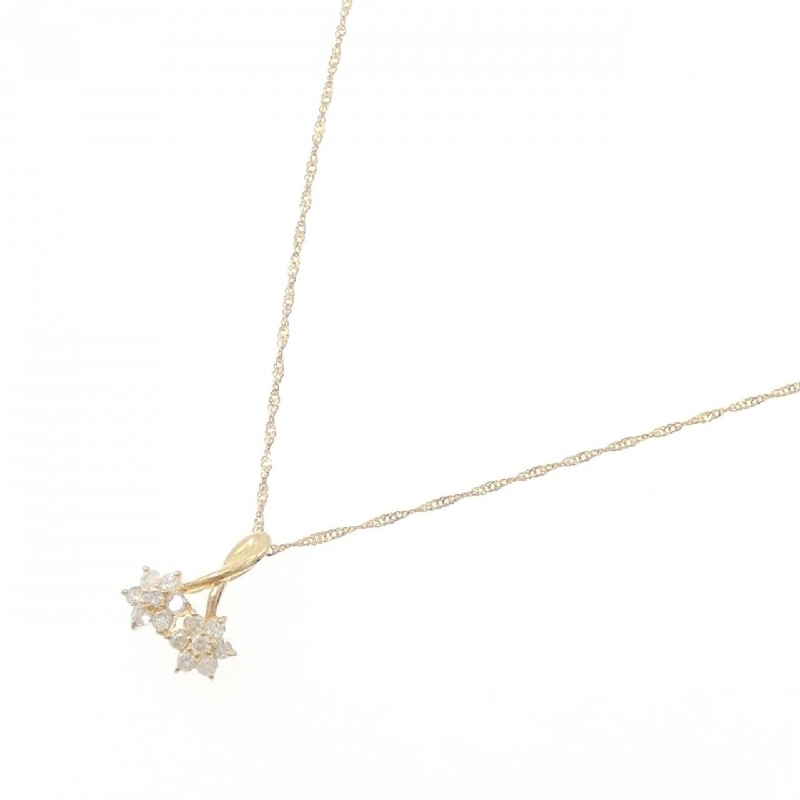 K18YG Dây chuyền kim cương 0.20CT - Hàng hiệu Chính hãng 860906