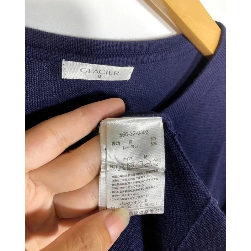 Áo Cardigan  Mongtoghi Nhật Nhà Glacier, chất mềm mát
Size S M
 445320