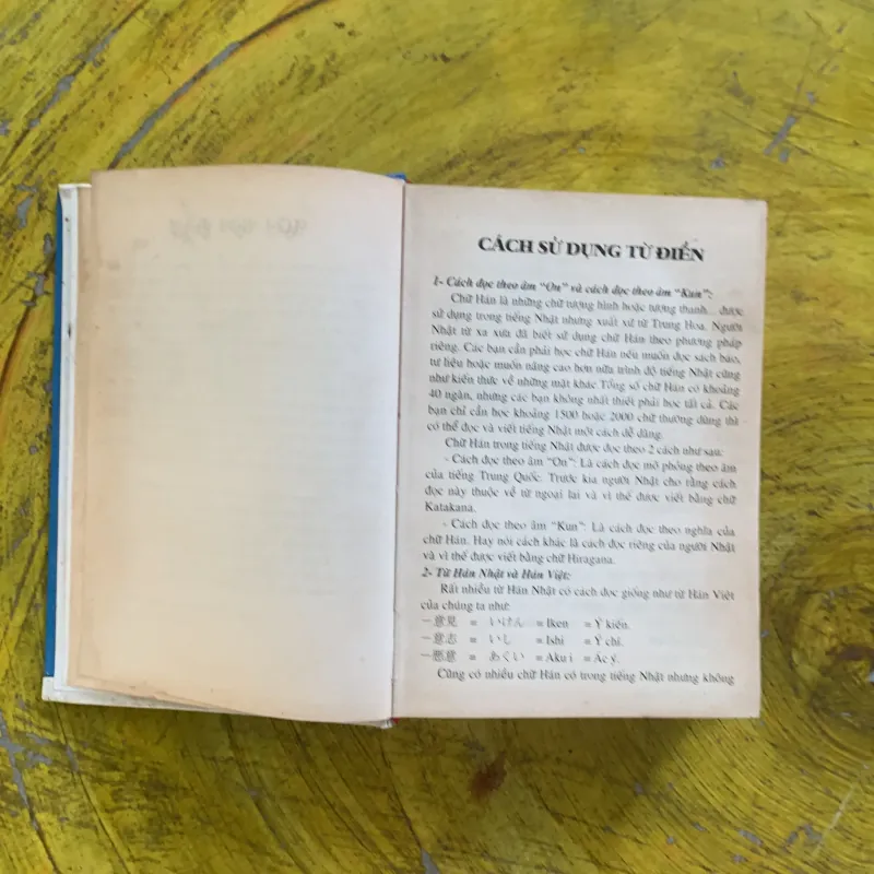 TỪ ĐIỂN HÁN - NHẬT - VIỆT - Trần Việt Thanh & Lê Nguyễn Hào Kiệt 1031289