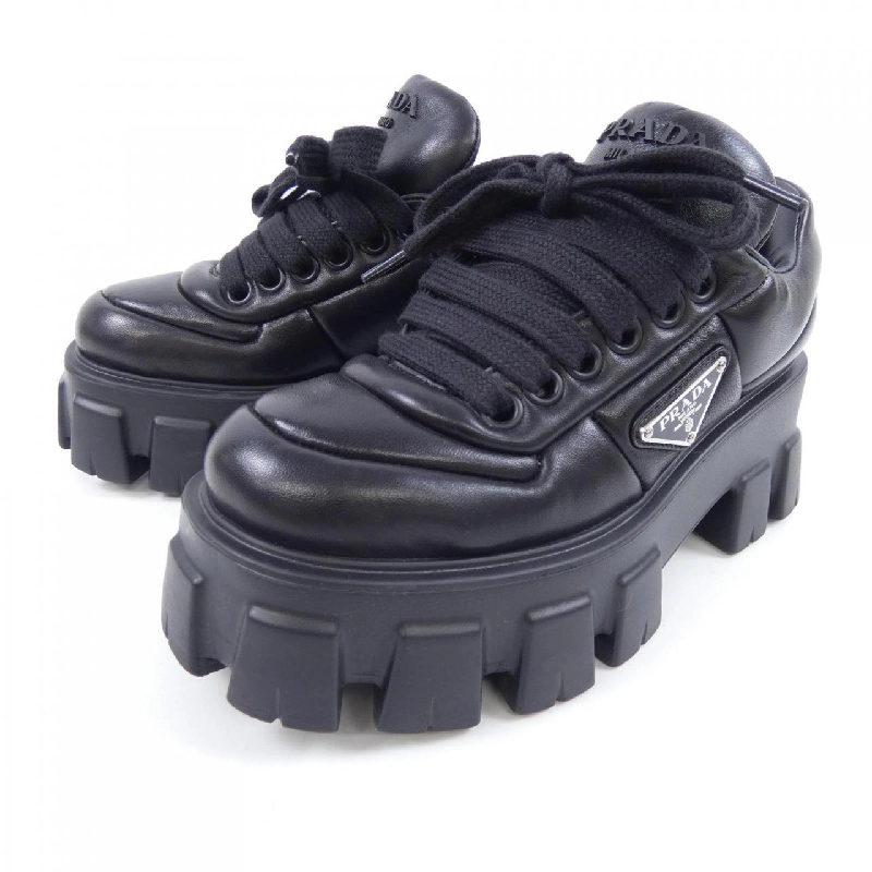 Giày sneaker PRADA Monolis buộc dây logo tam giác 1E119N - Hàng hiệu Authentic 829494