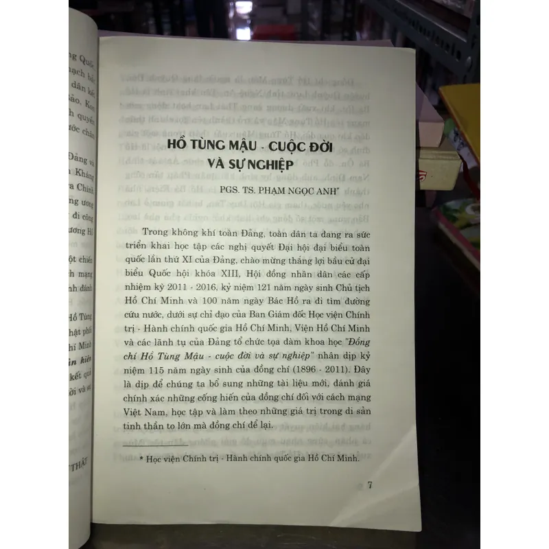 Hồ Tùng Mậu - Người Cộng sản kiên trung, mẫu mực  712061