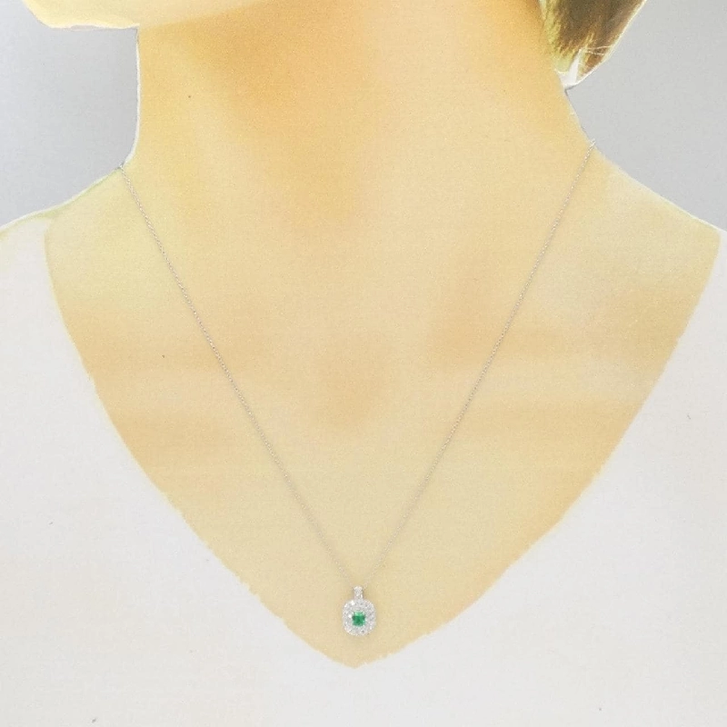 PT Emerald Necklace 0.19CT - Hàng hiệu Authentic 868410