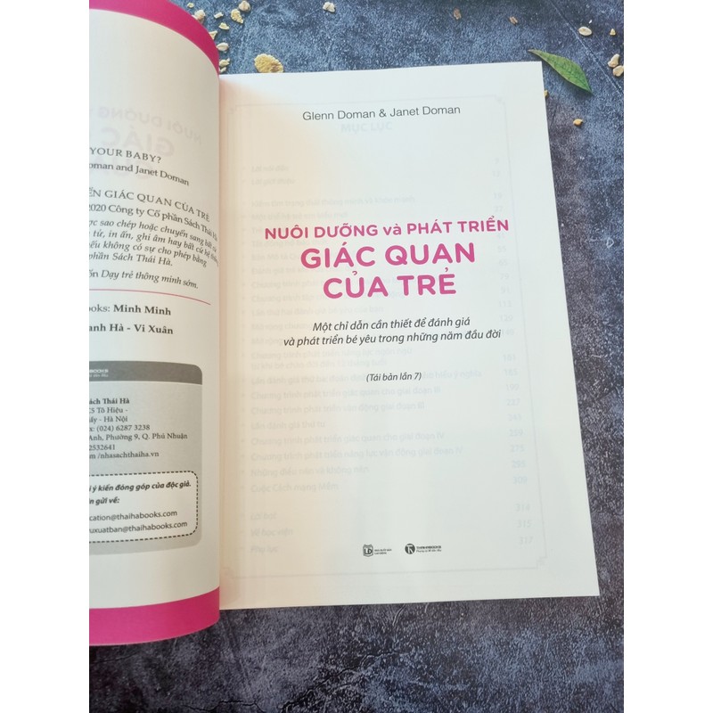 Nuôi dưỡng và phát triển giác quan của trẻ 180468