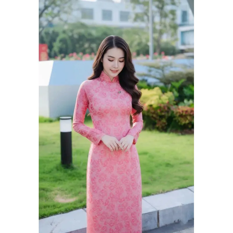 Trang phục công sở vest nữ tay dài màu xám kẻ sọc nhạt 715976