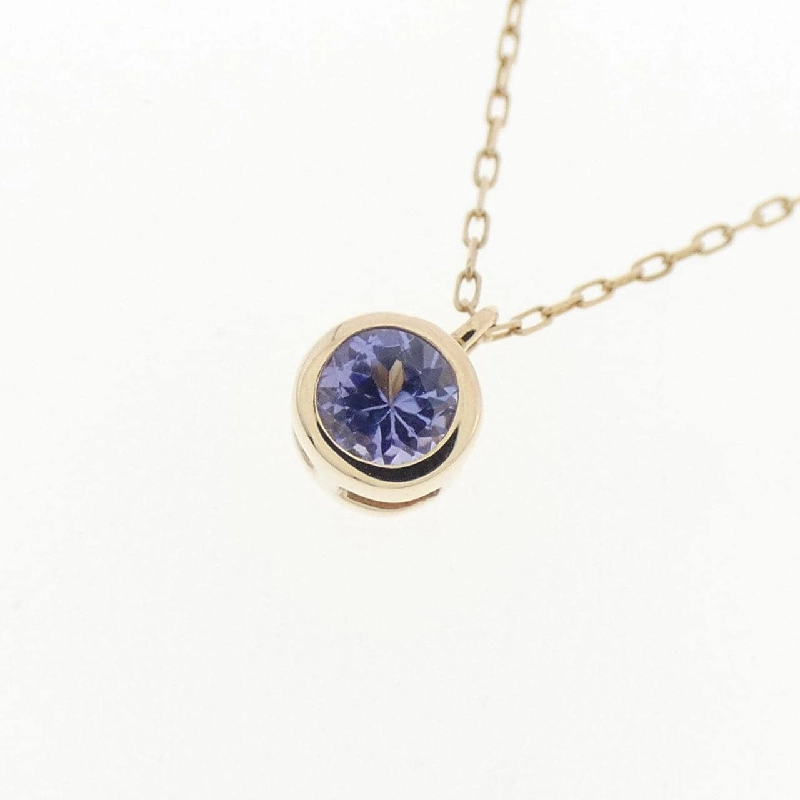 K10YG Tanzanite Necklace - Hàng hiệu Authentic 855986