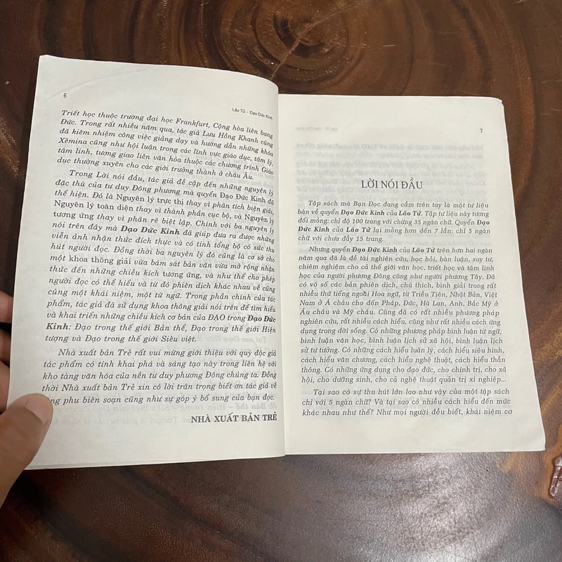 II Tựa sách: Lão Tử Đạo Đức Kinh _ Bản Thể, Hiện Tượng, Siêu Việt Của Đạo - Lưu Hồng Khanh 446253