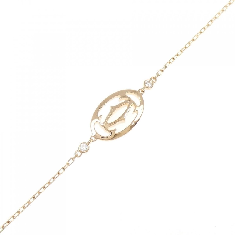 Vòng tay Cartier Logo Double C - Hàng hiệu Chính hãng 847908