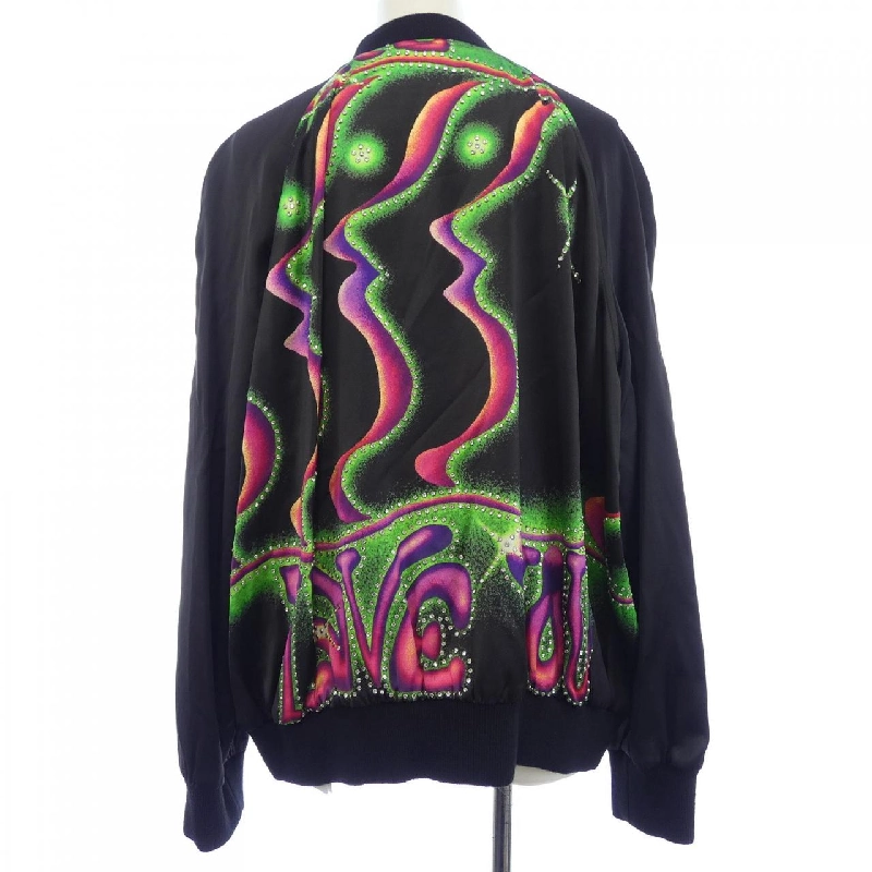 Áo khoác teddy in họa tiết nghệ sĩ satin CELINE 2V30H354Q - Hàng hiệu Authentic 892152