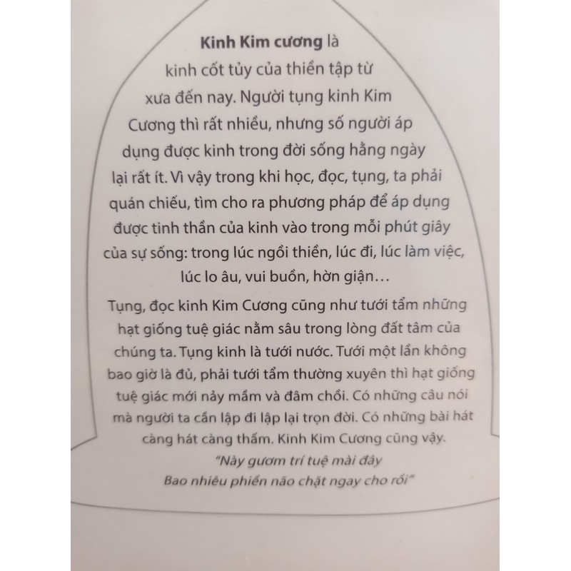 Kinh Kim Cương - Gươm báu cắt đứt phiền não / Thích Nhất Hạnh 165642