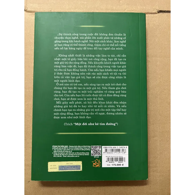 Một Đời Như Kẻ Tìm Đường 740997
