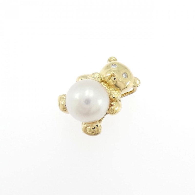 K18YG Mặt dây chuyền ngọc trai Akoya 6.9mm - Hàng hiệu Chính hãng 864972