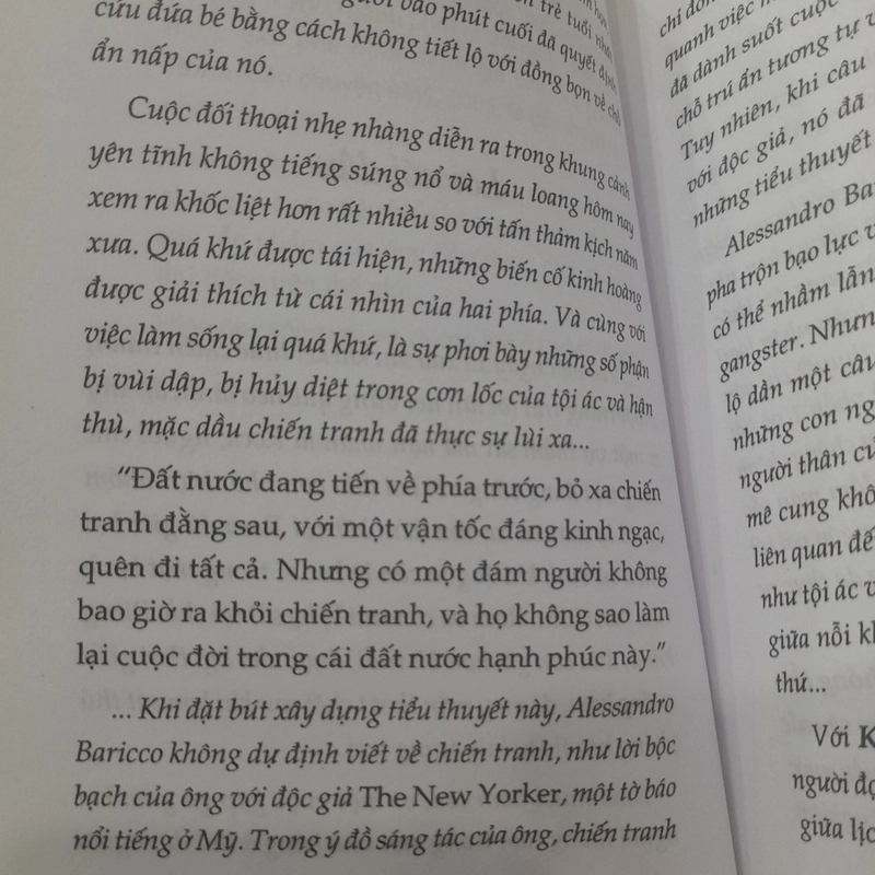 Alessandro Baricco - KHÔNG LẤM MÁU (tiểu thuyết) 474010