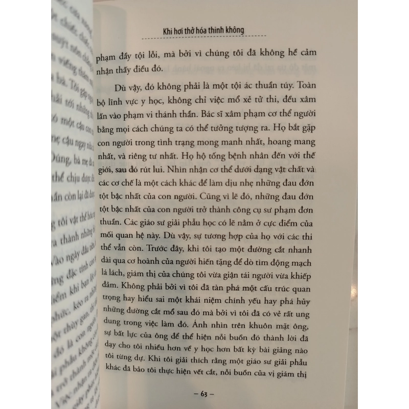 Khi hơi thở hóa thinh không - Paul Kilanithi 518256