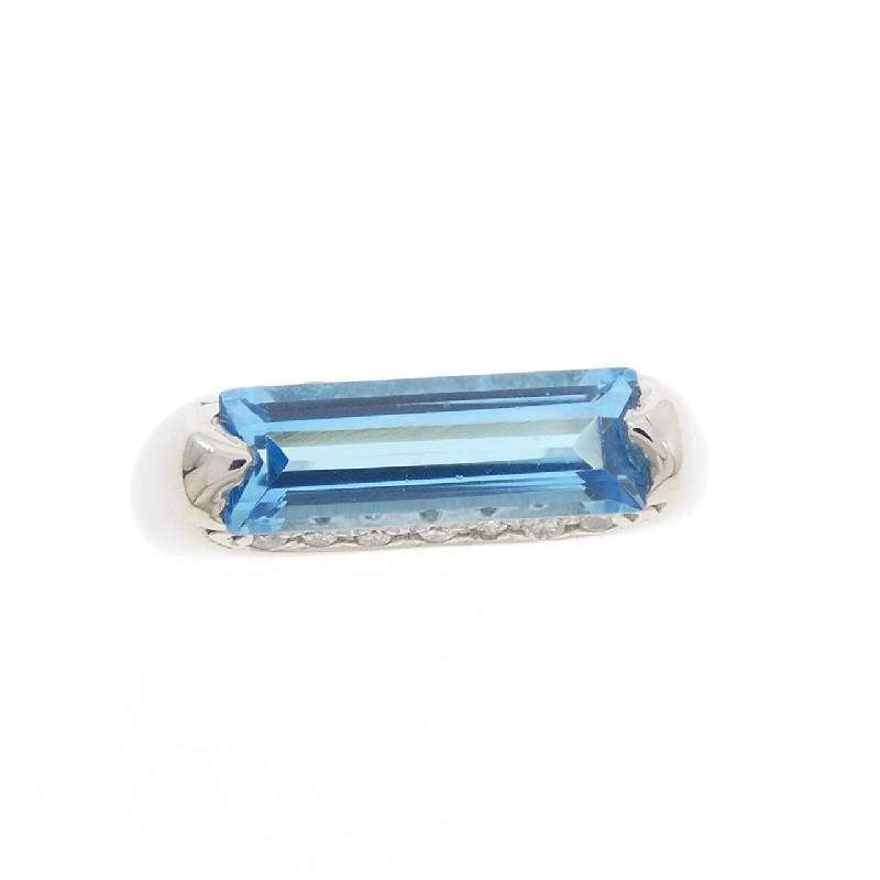 Nhẫn Blue Topaz PT900 2.07CT 668468
