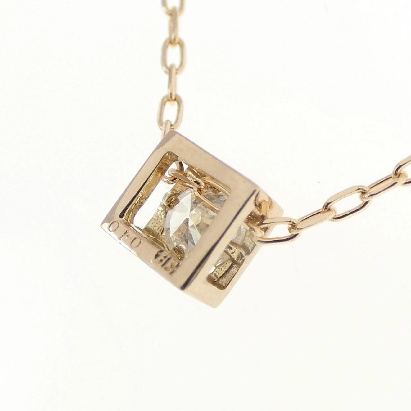 K18PG Dây chuyền kim cương 0.10CT - Hàng hiệu Authentic 863951