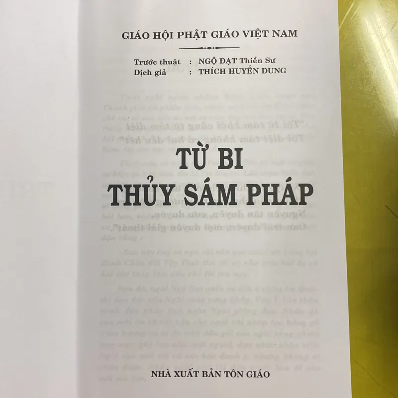 TỪ BI THỦY SÁM PHÁP - Tác giả: Ngộ Đạt Thiền Sư - Việt dịch Thích Huyền Dung 688383