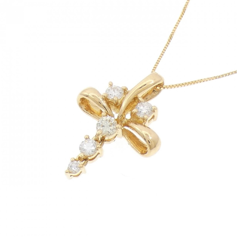 K18YG Dây chuyền kim cương 0.28CT - Hàng hiệu Chính hãng 861091