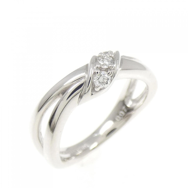 Nhẫn ngón út kim cương K18WG 0.07CT - Hàng hiệu Authentic 852000