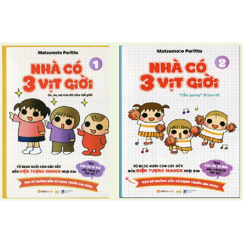 Combo Nhà Có 3 Vịt Trời - (Tập 01 +02) - Matsumoto Purittu ASB.PO Oreka Blogmeo 230225 516091