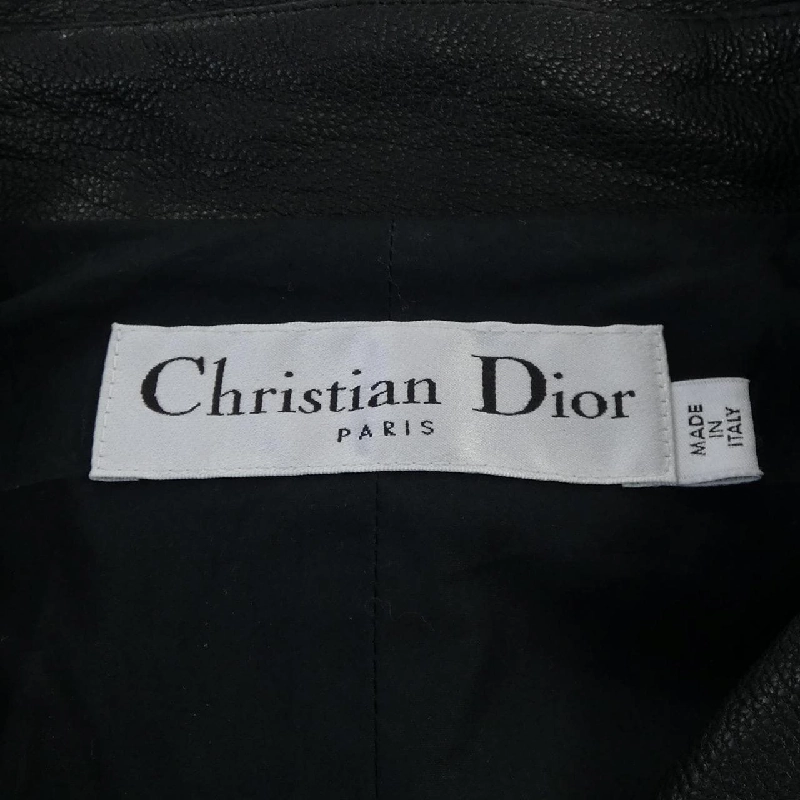 Áo khoác da biker CHRISTIAN DIOR - Hàng hiệu Authentic 639097