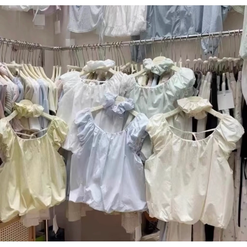 Áo tay phồng dáng bí phối dây sau lưng  544111