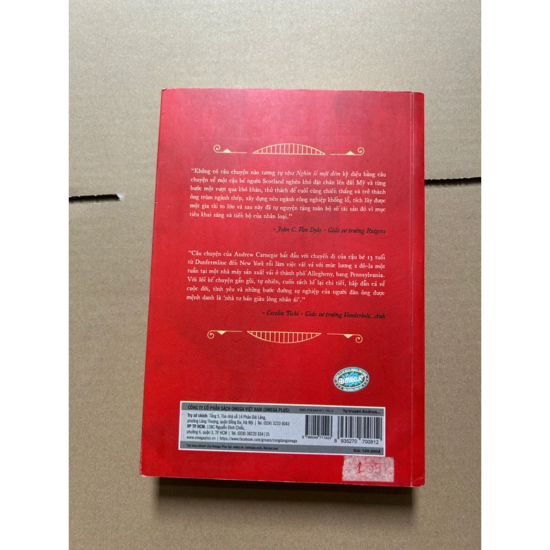 Tự truyện Andrew Carnegie từ cậu bé nghèo khó trở thành tỉ phú thép nước Mỹ 543431