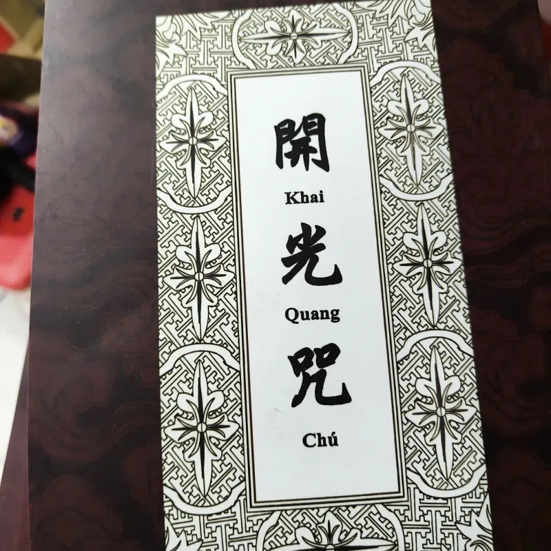 Sách Khai Quang Chú (Khai Quang Điểm Nhãn Khoa, Diên Quang Tam Muội Khoa) – Song Ngữ 755257