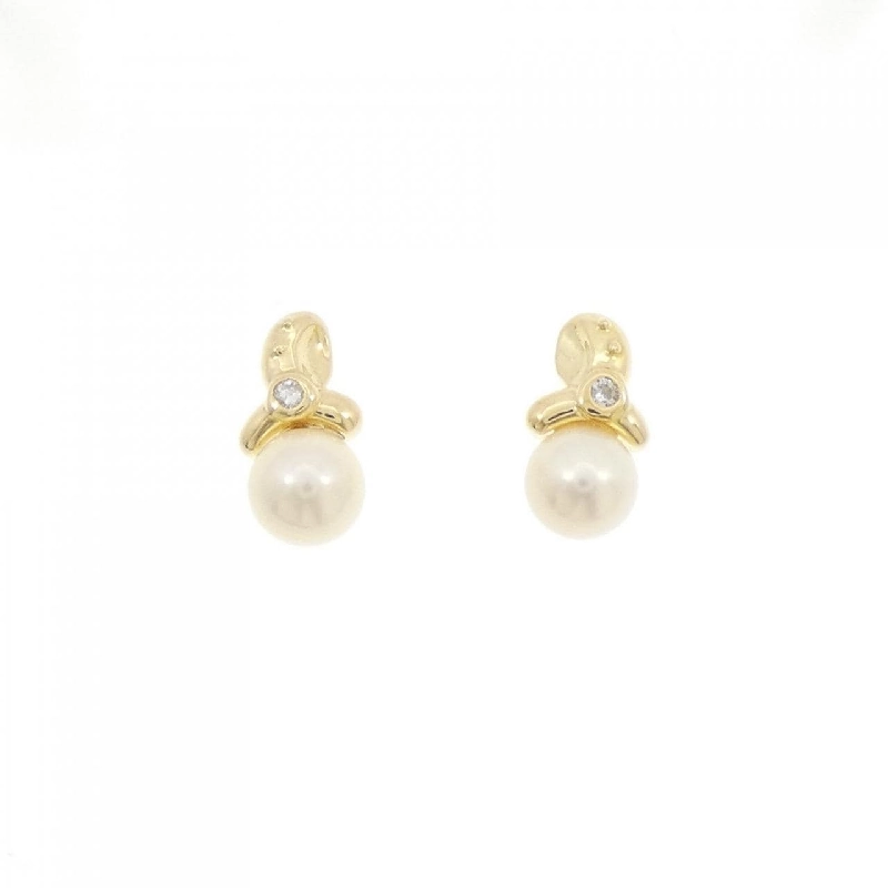 K18YG Bông tai ngọc trai Akoya 5.4mm - Hàng hiệu Chính hãng 865880