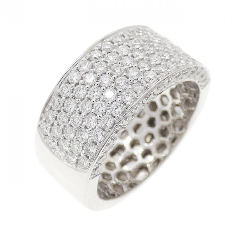 Nhẫn kim cương Pavé 750WG 1.34CT - Hàng hiệu Chính hãng 854805