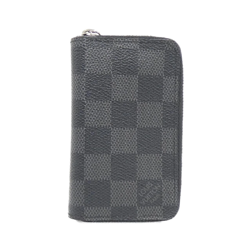 Ví tiền xu Louis Vuitton Damier Graphite Zippy N63076 621711