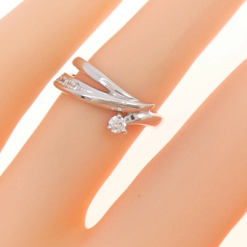 Nhẫn kim cương K18WG 0.11CT - Hàng hiệu Authentic 855654