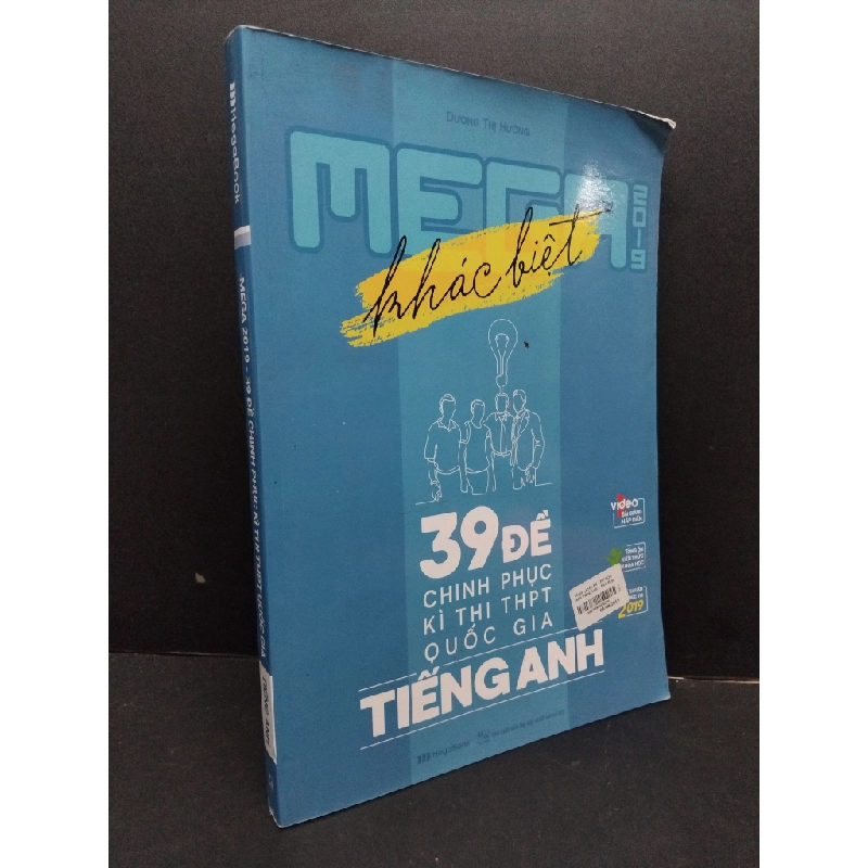 Mega 2019 - 39 đề chinh phục kì thi THPT quốc gia tiếng Anh mới 80% ố nhẹ 2018 HCM2809 Dương Thị Hương GIÁO TRÌNH, CHUYÊN MÔN 339903