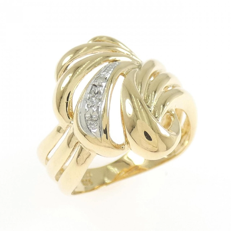 Nhẫn kim cương K18YG/PT900 667140