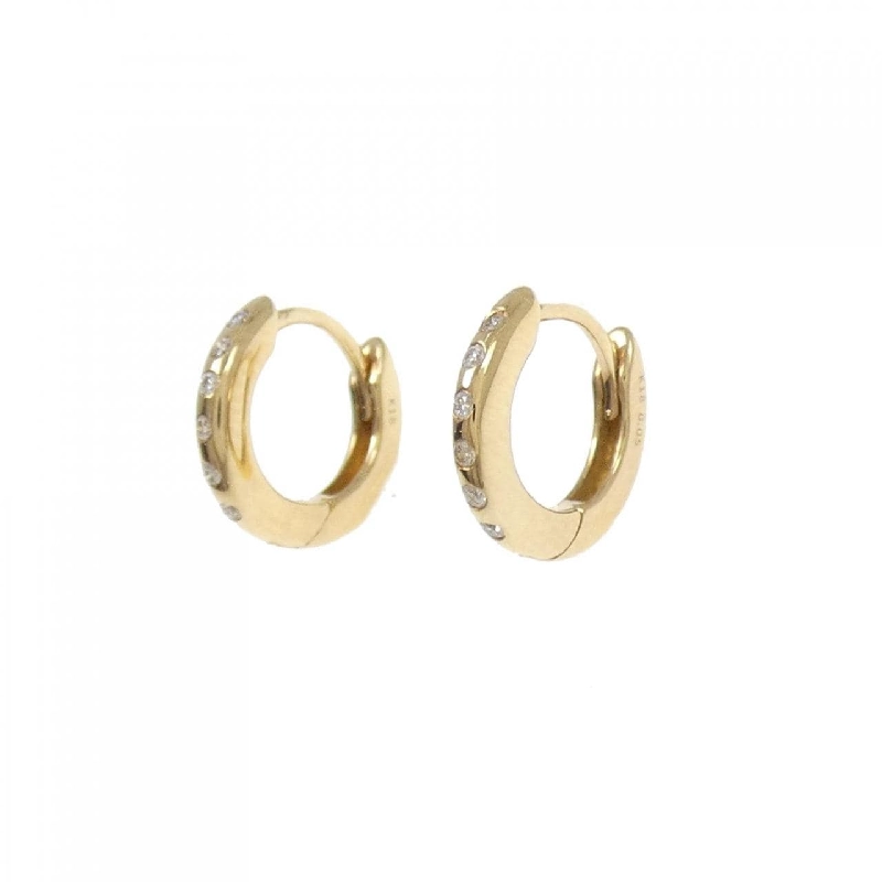 Bông tai kim cương K18YG 0.05CT - Hàng hiệu Chính hãng 870032