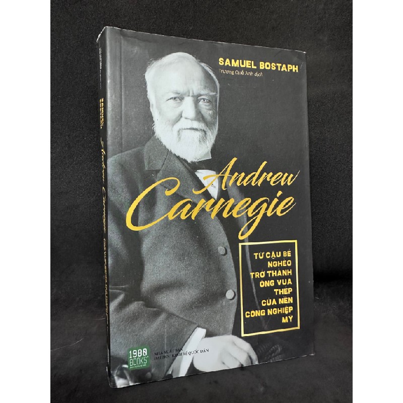 Andrew Carnegie Từ cậu bé nghèo trở thành ông vua thép của nền công nghiệp Mỹ New 95% SBM2605 63261