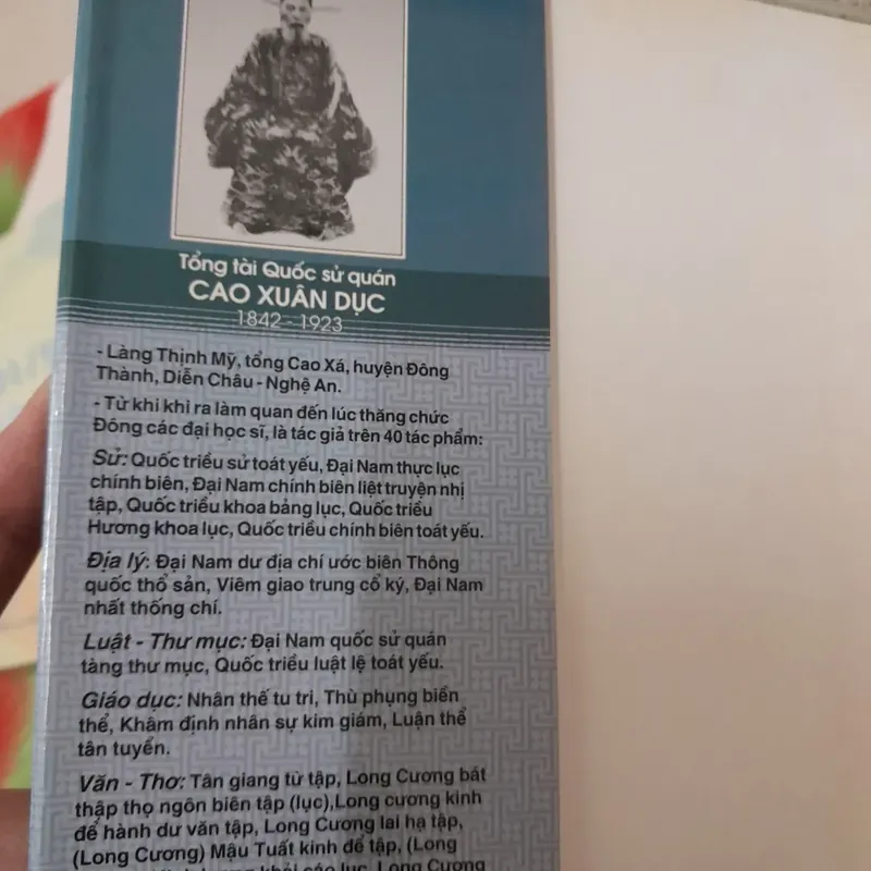 Sách khảo cứu- Tuyển tập Cao Xuân Dục. Tập 1 Người đời nên biết. N dịch Trần Lê Sáng 707708