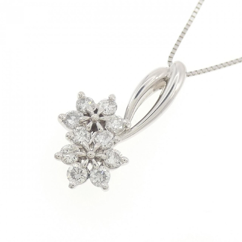 Dây chuyền kim cương hoa PT900/PT850 0.54CT - Hàng hiệu Chính hãng 866993